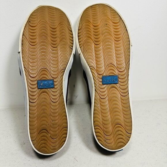 Keds Women's Double Decker Emboss Suede Slip On Sneaker Eggplant - Picture 7 of 8